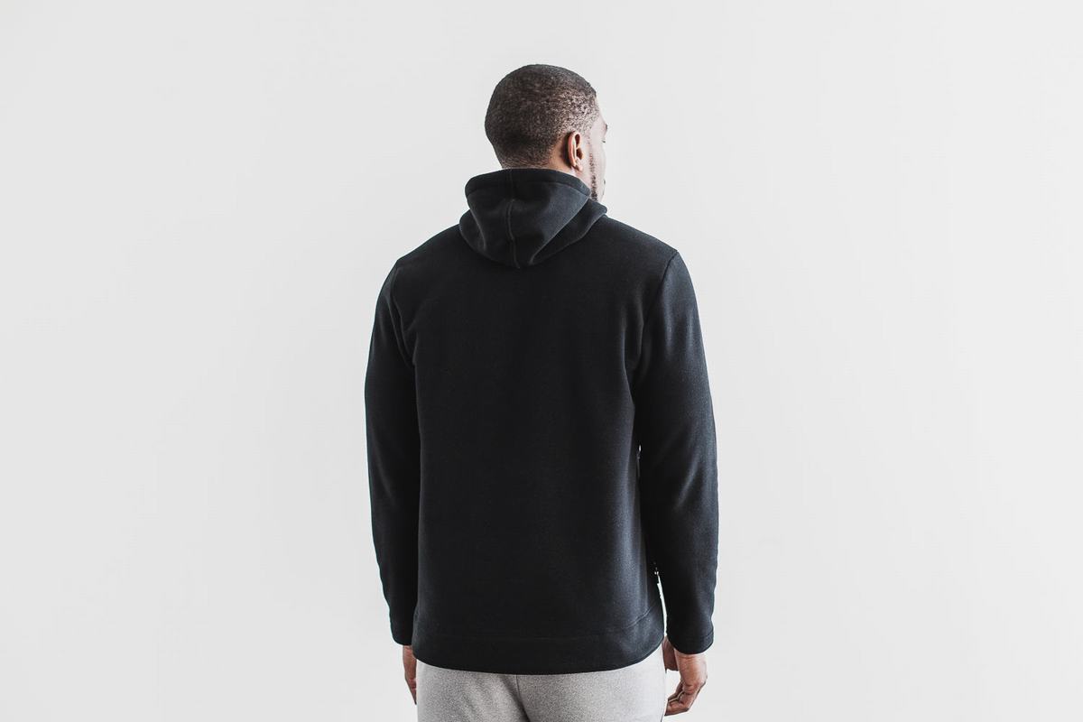 Nobull Arctic Zip-up Men's Jackets Black | Australia (IK9230)